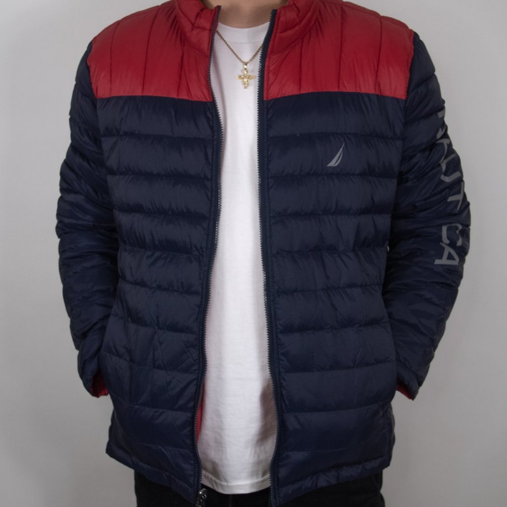 Nautica Reversible Lightweight Puffer Jacket